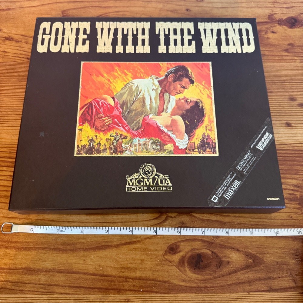 Gone With the Wind VHS Set MGM UA Home Video Classic Film Collection - Picture 4 of 5